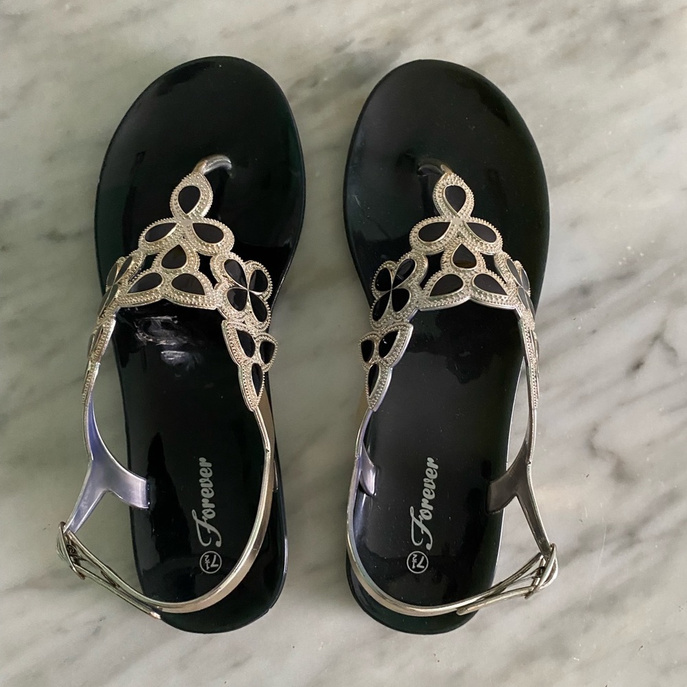 Black Jelly Shoes